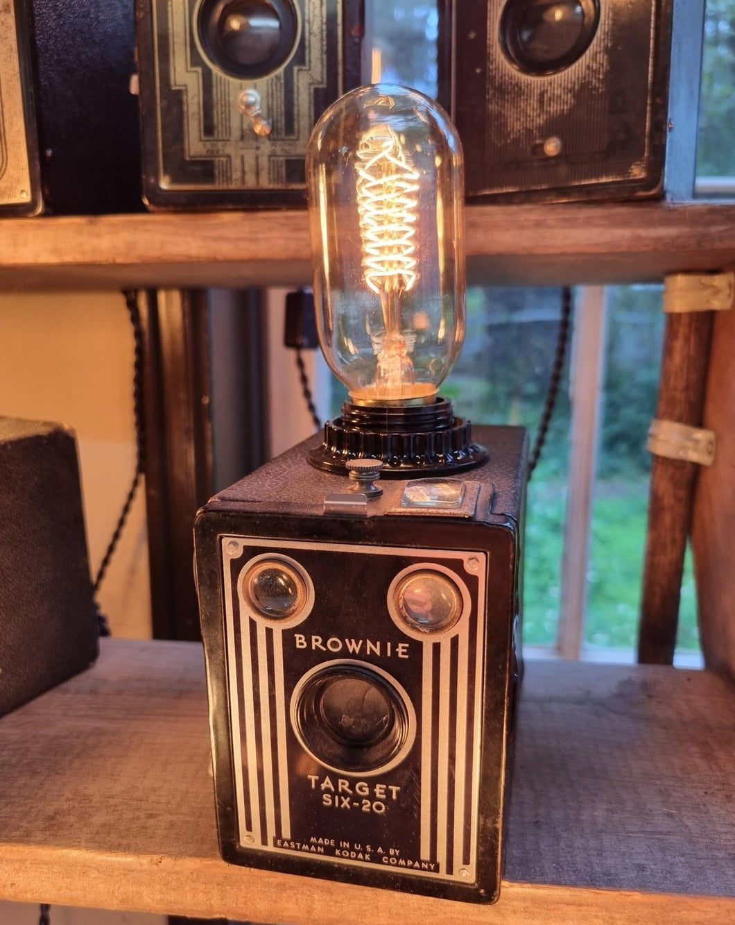 Kodak Brownie Six-20 Camera Lamp
