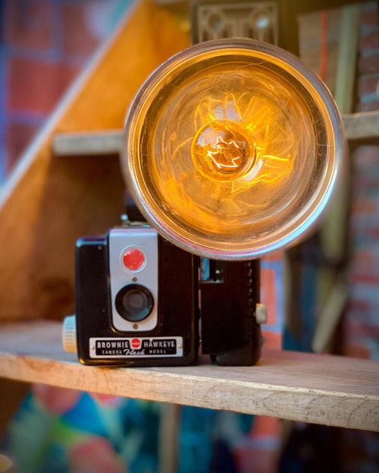 Kodak Brownie Hawkeye Camera Lamp