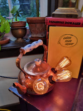 Load image into Gallery viewer, Delft Copper Kettle Lamp (small)